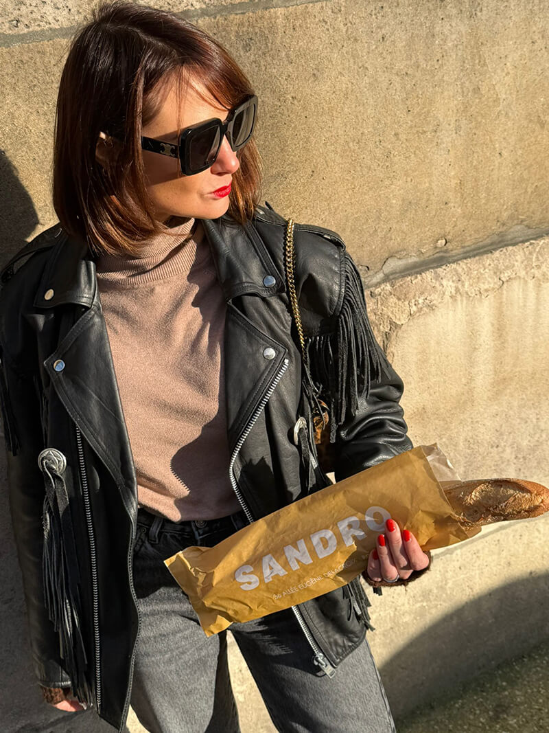 Etui à baguette Sandro