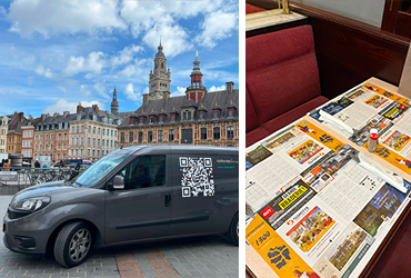 Le set de table publicitaire multi annonceurs débarque à Lille et Brest !