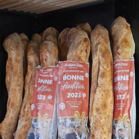 Etui à baguette publicitaire Afflelou