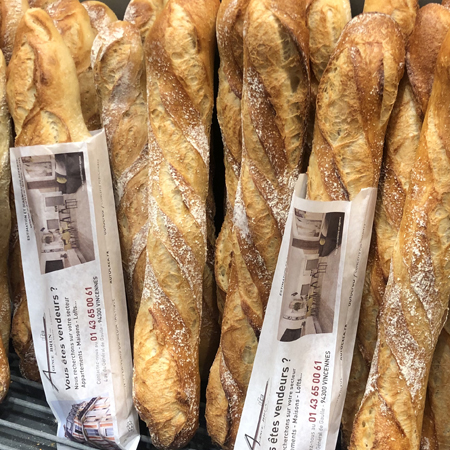 Etui à baguette publicitaire Agence Brun