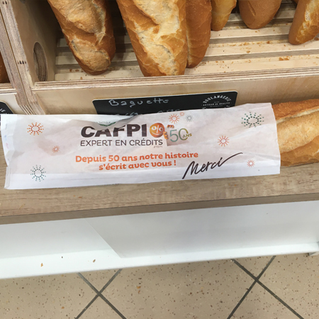 Etui à baguette publicitaire Cafpi