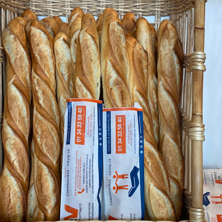 Etui à baguette publicitaire Département du Val d'Oise