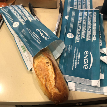 Etui à baguette publicitaire Engie