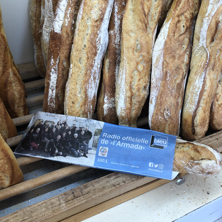 Etui à baguette publicitaire France bleu