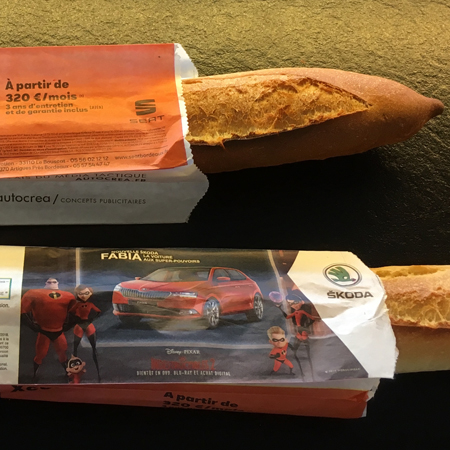 Etui à baguette publicitaire Skoda