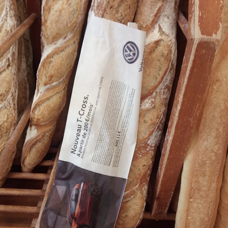 Etui à baguette publicitaire Volkswagen