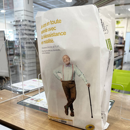 Sachet à pharmacie publicitaire La Poste