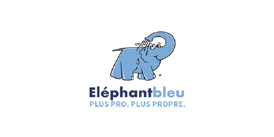 Elephant bleu
